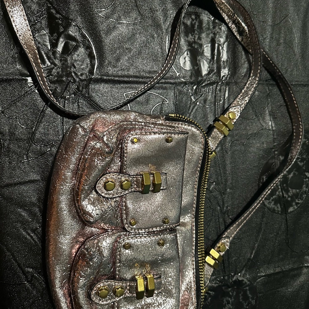 Oryany Metallic Silver Designer Women's Bag
